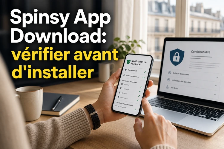 Spinsy App Download: pourquoi vérifier avant d'installer
