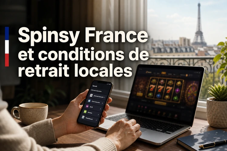 Spinsy France et conditions de retrait locales